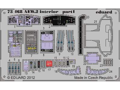 Sea King AEW.2 interior S. A. 1/72 - Cyber Hobby - zdjęcie 2