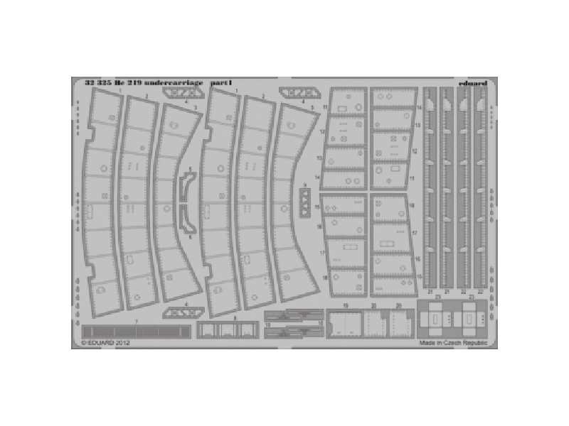 He 219 undercarriage 1/32 - Revell - zdjęcie 1