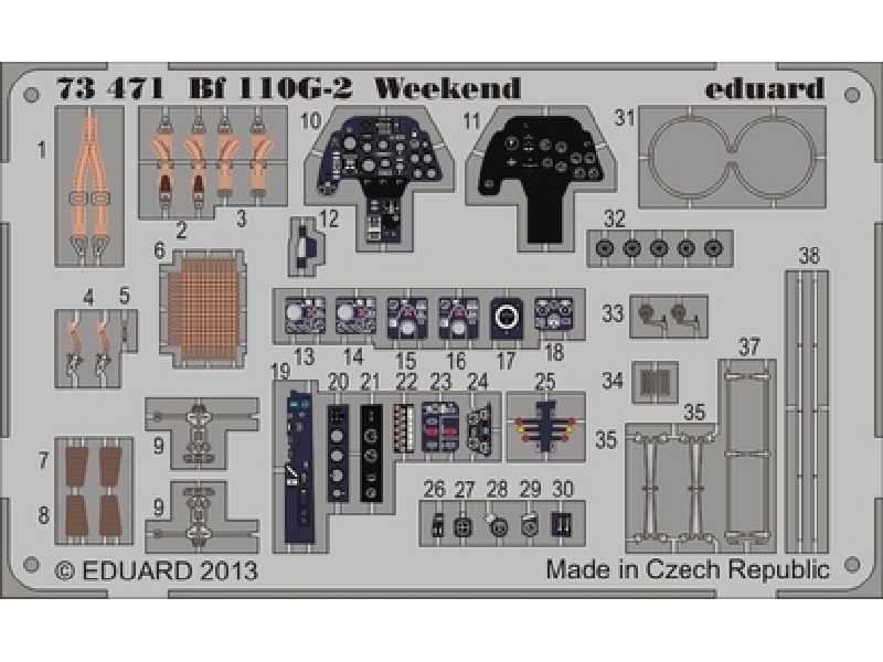 Bf 110G-2 Weekend 1/72 - Eduard - zdjęcie 1