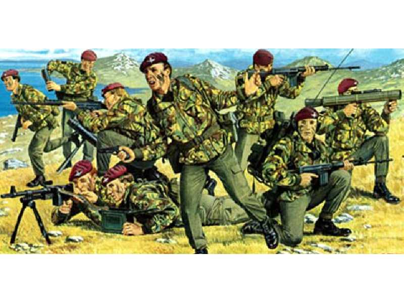Brytyjscy spadachroniarze - Wojan o Falklandy - zdjęcie 1 Brytyjscy spadachroniarze - Wojan o Falklandy - zdjęcie 1