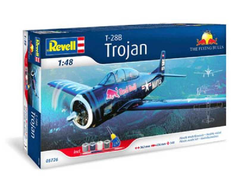 T-28 Trojan "Flying Bulls" - zestaw podarunkowy - zdjęcie 1 T-28 Trojan "Flying Bulls" - zestaw podarunkowy - zdjęcie 1
