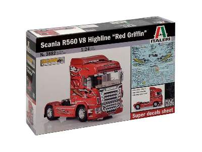 Scania R560 V8 Highline - Red Griffin - zdjęcie 2
