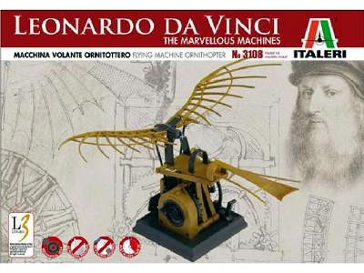 Leonardo Da Vinci - maszyna latająca - ornitopter - zdjęcie 1