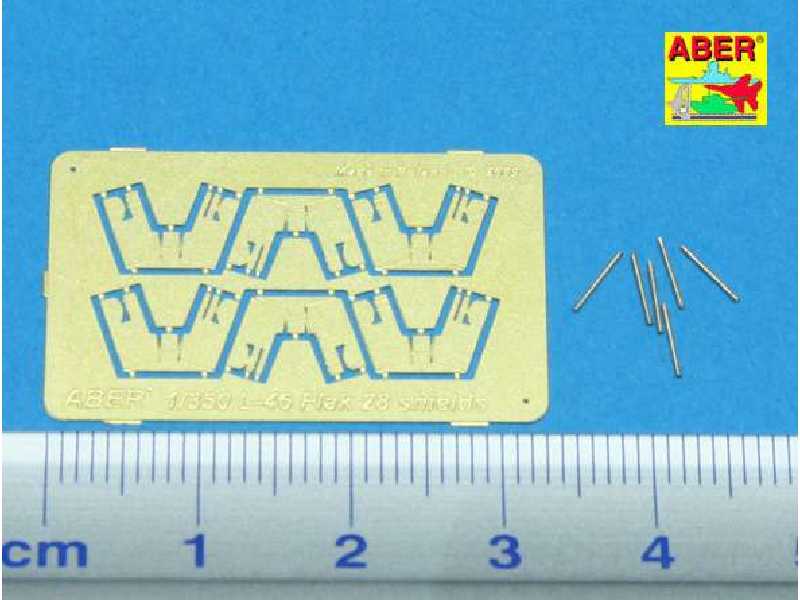 Zestaw 6 luf do artylerii p/lot 4 cm Flak 28 z osłonami  - zdjęcie 1