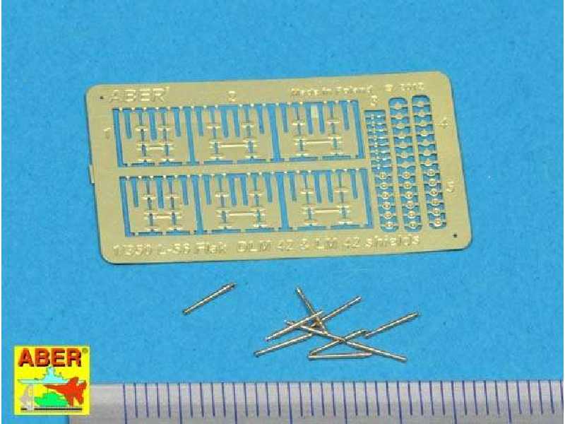 Zestaw 10 luf 3,7 cm do niemieckich działek Flak 42 z osłonami - zdjęcie 1 Zestaw 10 luf 3,7 cm do niemieckich działek Flak 42 z osłonami - zdjęcie 1