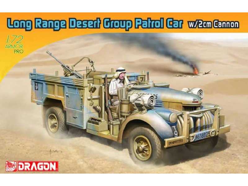 Long Range Desert Group Patrol Car w/2cm Cannon - zdjęcie 1 Long Range Desert Group Patrol Car w/2cm Cannon - zdjęcie 1