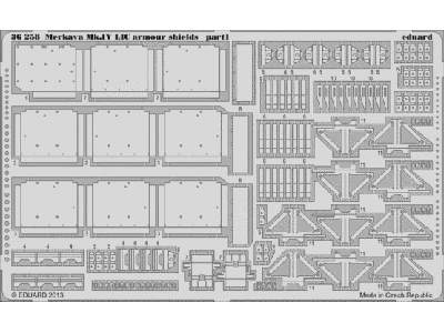 Merkava Mk. IV LIC armour shields 1/35 - Academy Minicraft - zdjęcie 1