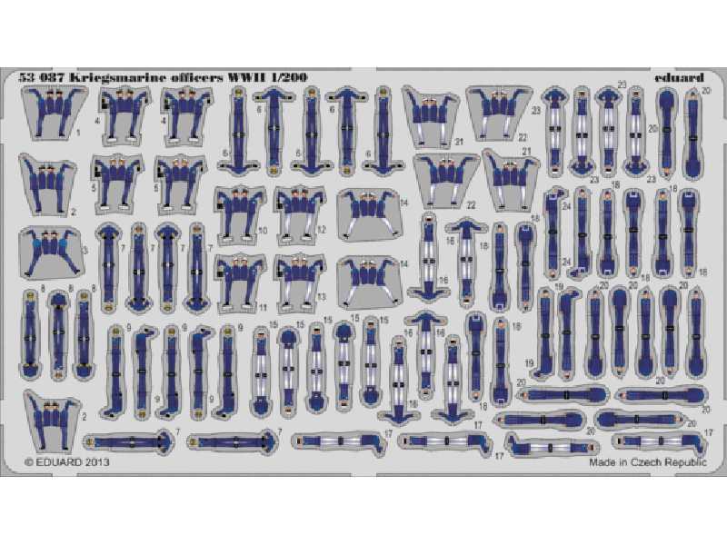 Kriegsmarine officers WWII S. A. 1/200 - zdjęcie 1