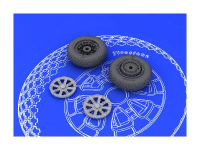 F6F wheels 1/48 - Eduard - zdjęcie 7