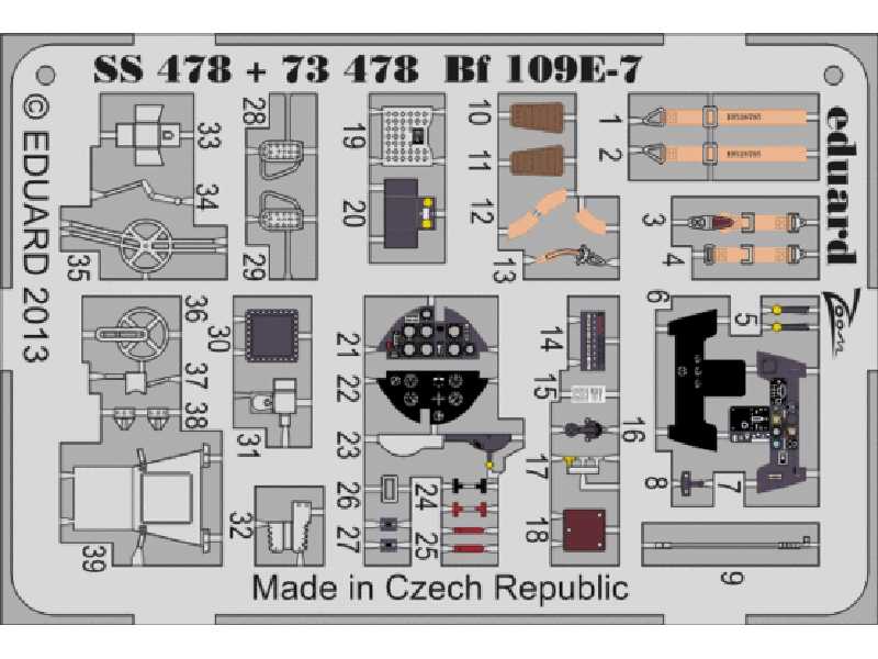 Bf 109E-7 S. A. 1/72 - Airfix - zdjęcie 1