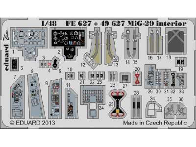 MiG-29 interior S. A. 1/48 - Great Wall Hobby - zdjęcie 1