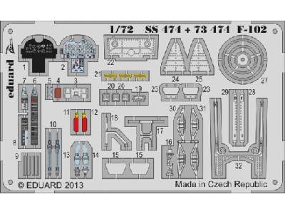 F-102 S. A. 1/72 - Meng - zdjęcie 1