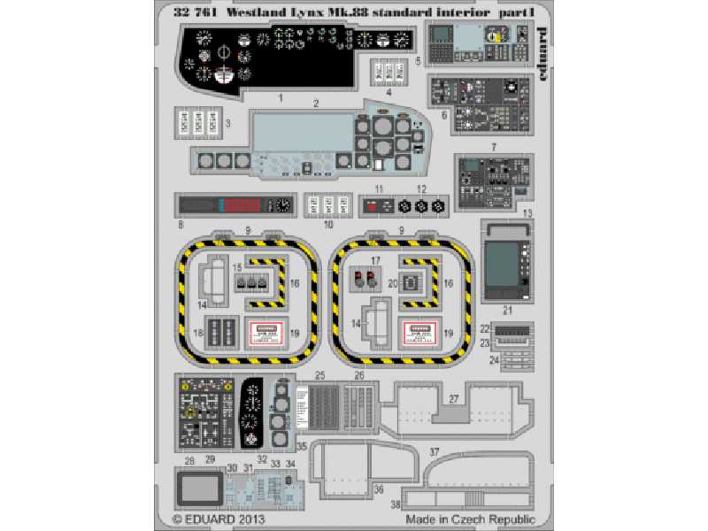 Lynx Mk.88 interior S. A. 1/32 - Revell - zdjęcie 1 Lynx Mk.88 interior S. A. 1/32 - Revell - zdjęcie 1