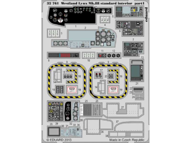 Lynx Mk.88 interior S. A. 1/32 - Revell - zdjęcie 1