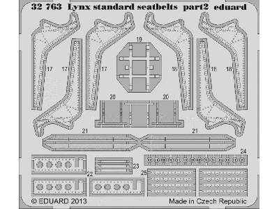 Lynx Mk.88 seatbelts 1/32 - Revell - zdjęcie 3