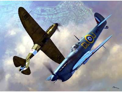 Spitfire Mk.Vc versus Re-2001 - zdjęcie 1