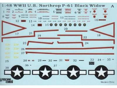 USAF Northrop P-61B Black Widow Last Shoot Down 1945 - zdjęcie 3