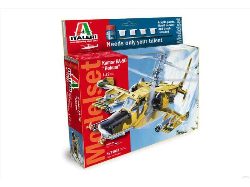 Kamov KA-50 Hokum z farbami i klejem - zdjęcie 1 Kamov KA-50 Hokum z farbami i klejem - zdjęcie 1