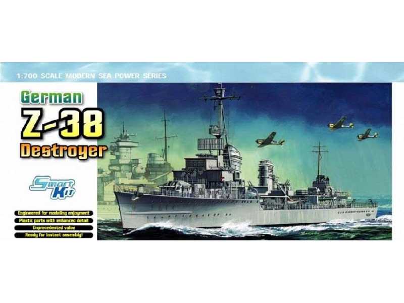 Z-38 niszczyciel niemiecki - zdjęcie 1 Z-38 niszczyciel niemiecki - zdjęcie 1