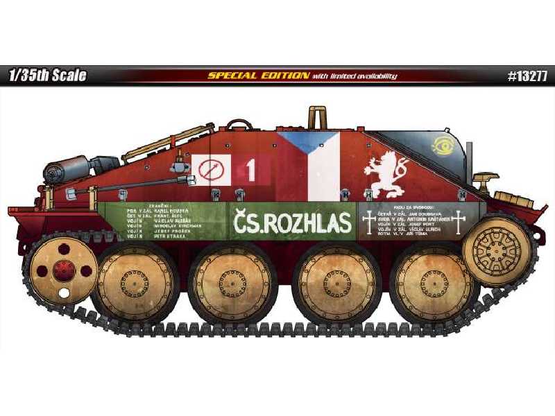 Jagdpanzer 38(t) Hetzer - Praga 1945 - zdjęcie 1 Jagdpanzer 38(t) Hetzer - Praga 1945 - zdjęcie 1