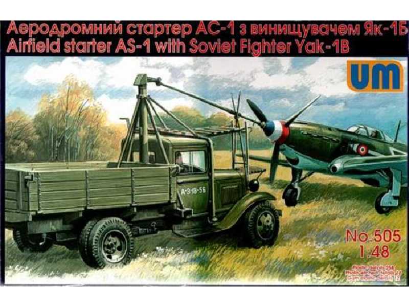 Starter lotniskowy AS-1 + Jak-1B - zdjęcie 1 Starter lotniskowy AS-1 + Jak-1B - zdjęcie 1