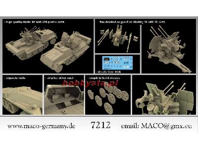 sWS armoured cab with 2 cm Flak-Vierling 38 - zdjęcie 3