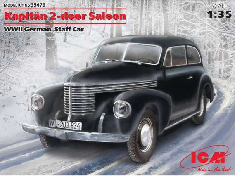 Kapitan 2-door Saloon - niemiecki samochód sztabowy - zdjęcie 1 Kapitan 2-door Saloon - niemiecki samochód sztabowy - zdjęcie 1