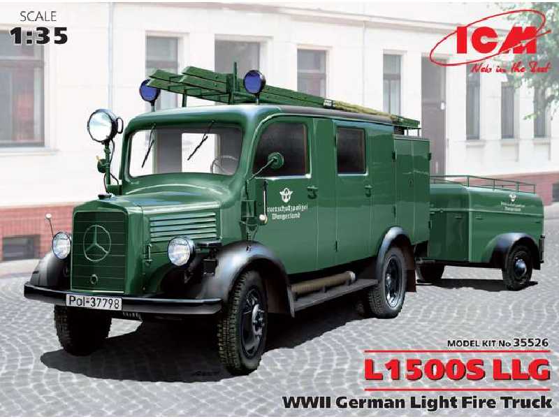 Mercedes L1500S LLG - niemiecki wóz strażacki - zdjęcie 1 Mercedes L1500S LLG - niemiecki wóz strażacki - zdjęcie 1