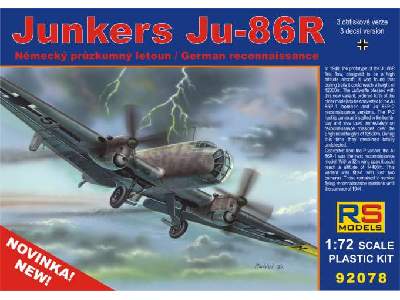 Junkers Ju 86 R - samolot zwiadowczy - zdjęcie 1