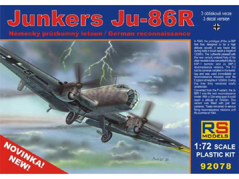 Junkers Ju 86 R - samolot zwiadowczy - zdjęcie 1