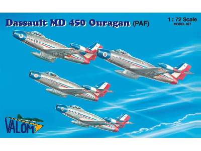 MD 450 Ouragan (PAF) - francuski samolot akrobacyjny - zdjęcie 1