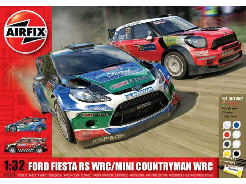 Ford Fiesta WRC & MINI Countryman WRC - zestaw podarunkowy - zdjęcie 1 Ford Fiesta WRC & MINI Countryman WRC - zestaw podarunkowy - zdjęcie 1