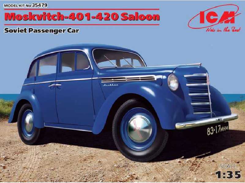 Moskwicz 401-420 Saloon - samochód osobowy - zdjęcie 1 Moskwicz 401-420 Saloon - samochód osobowy - zdjęcie 1