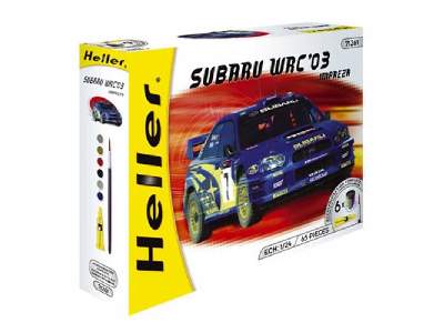 Subaru Impreza WRC'03 + farby, klej, pędzelek - zdjęcie 1