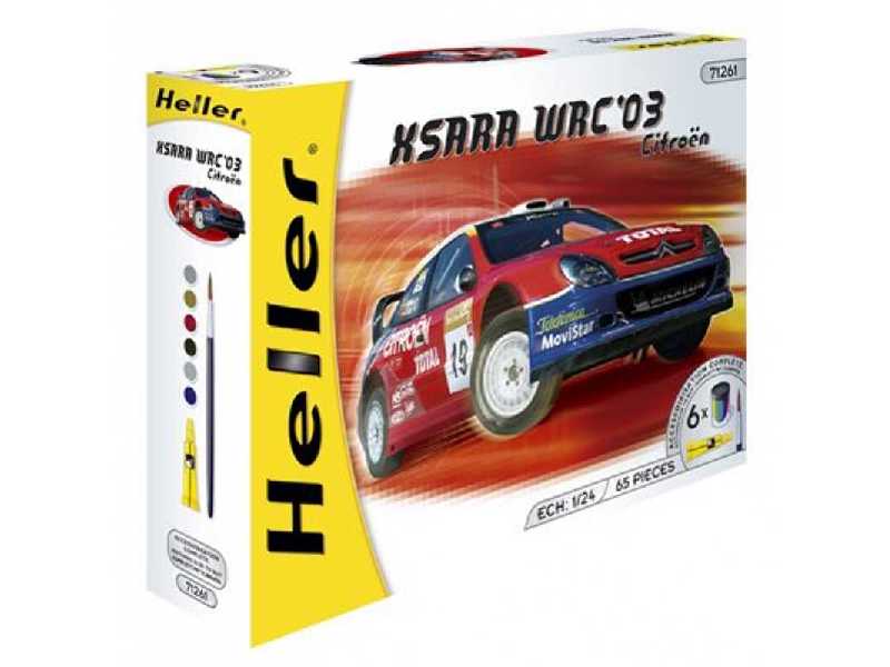 Citroen Xsara WRC '03 + farby, klej, pędzelek - zdjęcie 1 Citroen Xsara WRC '03 + farby, klej, pędzelek - zdjęcie 1