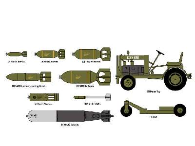 Amerykańskie uzbrojenie i sprzęt obsługi naziemnej - II W.Ś. - zdjęcie 1