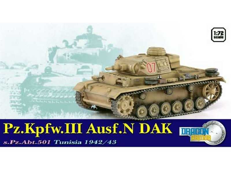 Pz.Kpfw.III Ausf.N DAK, s.Pz.Abt.501 Tunisia 1942/43 - zdjęcie 1 Pz.Kpfw.III Ausf.N DAK, s.Pz.Abt.501 Tunisia 1942/43 - zdjęcie 1