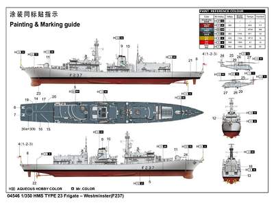 HMS Westminster (F237) fragata brytyjska typ 23 - zdjęcie 3