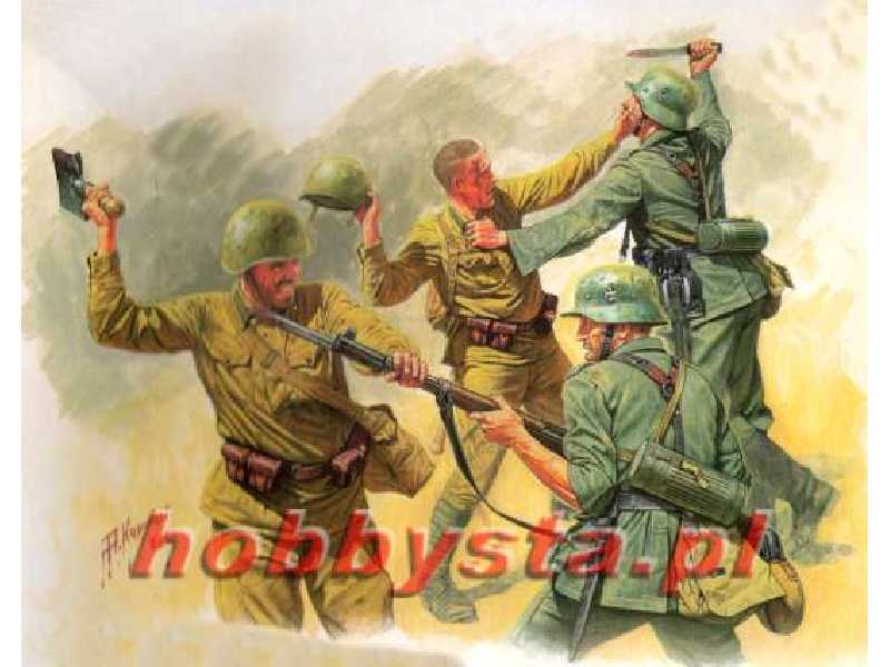 Figurki Front Wschodni - walka wręcz - 1941-1942 - zdjęcie 1 Figurki Front Wschodni - walka wręcz - 1941-1942 - zdjęcie 1