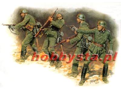 Figurki Front Wschodni - Niemiecka piechota - 1941-1942 - zdjęcie 1