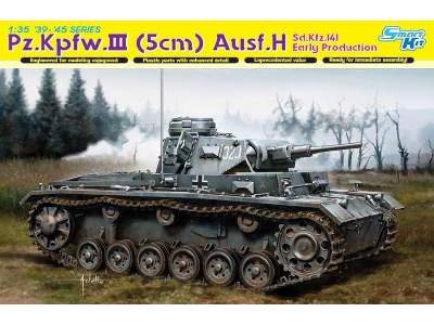 Pz.Kpfw.III (5cm) Ausf.H Sd.Kfz.141 wczesna produkcja - zdjęcie 1