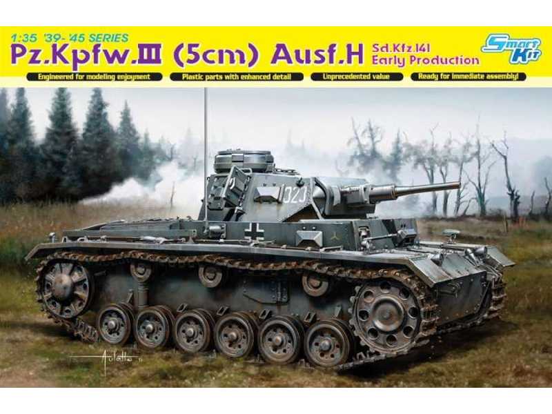 Pz.Kpfw.III (5cm) Ausf.H Sd.Kfz.141 wczesna produkcja - zdjęcie 1 Pz.Kpfw.III (5cm) Ausf.H Sd.Kfz.141 wczesna produkcja - zdjęcie 1