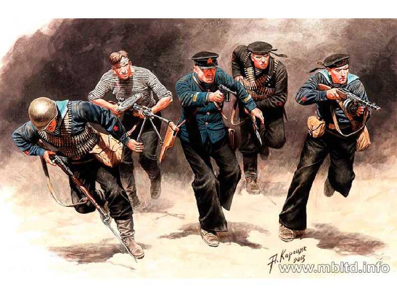 Radziecka piechota morska, Front Wschodni 1941-1942 - zdjęcie 1 Radziecka piechota morska, Front Wschodni 1941-1942 - zdjęcie 1