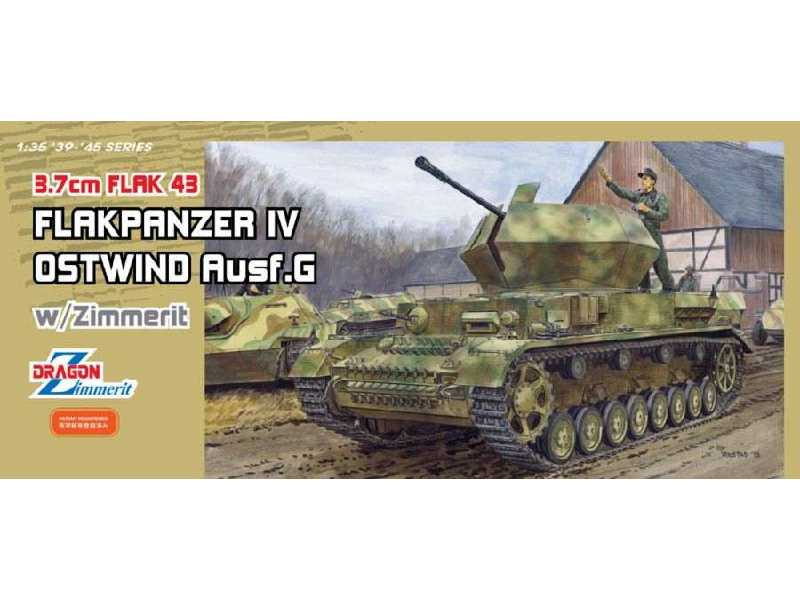 FlaK 43 Flakpanzer IV Ostwind w/Zimmerit - zdjęcie 1 FlaK 43 Flakpanzer IV Ostwind w/Zimmerit - zdjęcie 1