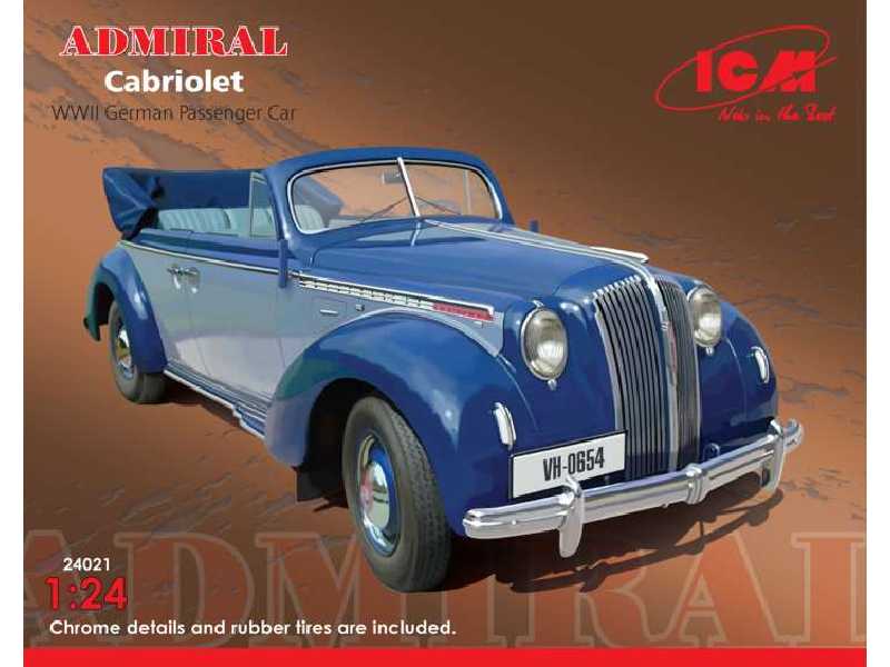 Opel Admiral Cabriolet - samochód niemiecki II W.Ś. - zdjęcie 1 Opel Admiral Cabriolet - samochód niemiecki II W.Ś. - zdjęcie 1