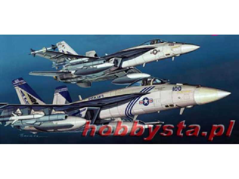 F/A-18E Super Hornet VFA-143 Pukin Dogs - 2 szt. - zdjęcie 1 F/A-18E Super Hornet VFA-143 Pukin Dogs - 2 szt. - zdjęcie 1