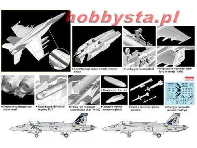 F/A-18E Super Hornet VFA-143 Pukin Dogs - 2 szt. - zdjęcie 2