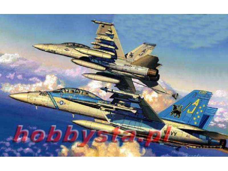 F/A-18F Super Hornet VFA-213 Black Lions - 2 szt. - zdjęcie 1 F/A-18F Super Hornet VFA-213 Black Lions - 2 szt. - zdjęcie 1