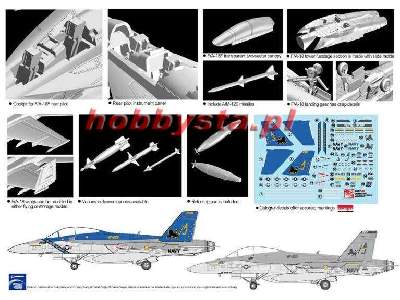 F/A-18F Super Hornet VFA-213 Black Lions - 2 szt. - zdjęcie 2