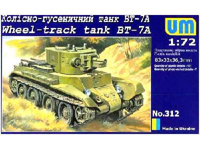 Wheel/Track Light Tank BT-7A w/Artillery Turret - zdjęcie 1